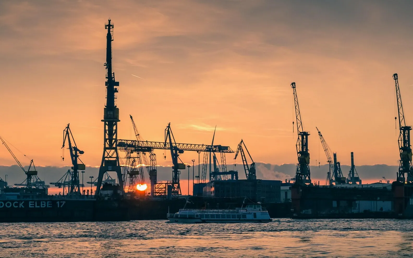 Hamburg, port and hamburg harbor